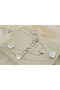 KOL874 SILVER-COLORED BAROQUE NECKLACE WITH PEARL DETAILS - 2