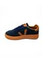 170 Navy Suede Leather Women's Sneakers - 3