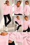 Women's Crew-Neck Oversized Knit Sweatshirt with a Thick-Textured and Soft-Textured Design - 4