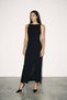 Black Strapless Asymmetrical-Cut Blouse & Pants Set