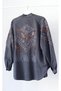 kimono with ethnic patterned embroidery