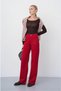 Women's High-Waisted Jeans Palazzo Pants - 2