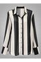 ALFATEKS Women's Satin Shirt, Long-Sleeved, Drapey, Relaxed Fit, Classic Collar, Button-Down - 3