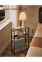 Side table with socket Vasagle Brown 45x18x58 cm - 3