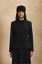 Black Slim Fit Short Jacket - 3