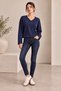 Thick-Textured Modal V-Neck Short Blouse MY3535 - 5