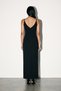 Black Strapless Asymmetrical-Cut Blouse & Pants Set - 4