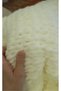 Zuviel Deco Latte Dream Ecru taupe color handmade Designer Blanket 150x200 cm - 5