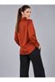 ALFATEKS Women's Satin Shirt, Long-Sleeved, Drapey, Relaxed Fit, Classic Collar, Button-Down - 3