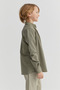 Boys' Long Sleeve Collared Button-Down Shirt - 4