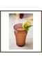 Acrylic Plum 6-Pack of Tall Glasses & Water/Soft Drink Glasses, 400 ml (Not Glass) BX