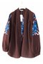 kimono with ethnic patterned embroidery - 2