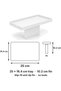 Sofa Tray Organizer with Anti-Tip Fin, Couch Cushion Table for Drinks, Remote and Phone - 6