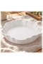 Wave Scalloped Valet Tray, Minimalist Catch-All Tray for Keys, Jewelry, Entryway, White - 5