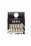 Loca press on nails pink chrome coffin shape (2)