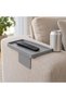 Sofa Tray Organizer with Anti-Tip Fin, Couch Cushion Table for Drinks, Remote and Phone - 3