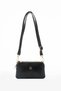 Women's Mini Shoulder Bag and Crossbody Bag, Soft, Casual, with 3 Zippered Compartments