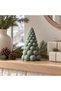 Bubble Christmas Tree Figurine 15 cm, Shelf and Desk, Sage Green, Sage Green - 2