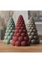 Bubble Christmas Tree Figurine 15 cm, Shelf and Desk, Sage Green, Sage Green - 5