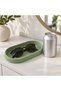 Eyeglasses Tray, Oval Sunglasses and Glasses Holder Dish with Textured Non-Slip Base, Sage Green - 4