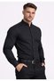 Slim-Fit, Long-Sleeve, Mandarin-Collar Cotton Satin Shirt - 2