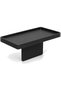 Sofa Tray Organizer with Anti-Tip Fin, Couch Cushion Table for Drinks, Remote and Phone