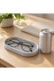 Eyeglasses Tray, Oval Sunglasses and Glasses Holder Dish with Textured Non-Slip Base, Marble - 3