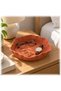Wave Scalloped Valet Tray, Minimalist Catch-All Tray for Keys, Jewelry, Entryway, Terracotta - 4