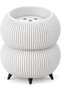 Ribbed Bubble Planter with Legs, 8.8 cm Opening, White
