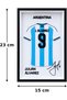 Julian Alvarez Argentina No. 9 Collectible Jersey Frame, 23 x 15 cm - 6