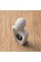 Mother Figurine with Heart, 13.3 cm Minimalist Abstract Statue, Textured Finish, Light Gray - 6
