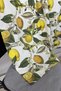 Kitchen Curtain, Closely Pleated, 1/3 Lemon Pattern, Fringed, Rustic, Short Drapery Curtain - 5
