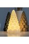 Bubble Christmas Tree Figurine 15 cm, Shelf and Desk, Sage Green, Sage Green - 8