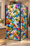 Stained Glass Patterned Self-Adhesive Window Film - 4