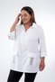 Women's Plus-Size Pocketed, Rhinestone-Embellished, Zippered-Front Shirt - 6