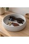 Ribbed Catch-All Bowl 17.6 cm, Round Japandi Decorative Dish for Keys, Jewelry and Trinkets - 2