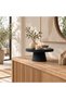 Decorative Pedestal Tray with Hidden Storage, Japandi Jewelry & Key Organizer for Console