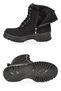 Black Emerald Lace-Up Zip-Up Women's Thick Sole Combat Boots 113 - 5