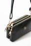 Women's Mini Shoulder Bag and Crossbody Bag, Soft, Casual, with 3 Zippered Compartments - 5