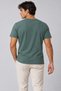 Men's 100% Cotton Crew Neck Regular Fit Basic T-Shirt, Matte Green - 4