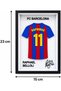 Raphinha Barcelona No. 11 Collectible Jersey Frame, 23 x 15 cm - 6