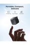 شاحن نانو 45 واط بمنفذ USB-C، تصميم مدمج وقابل للطي، شحن سريع، كابل بطول 1.8 متر. - 3
