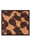 Coffee-Colored Bamboo-Patterned Scarf FLR2013 - 2