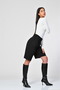 Darted Bermuda Shorts - Black - 5