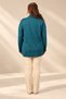 Women's Shawl Collar Cardigan with Tassel Details, Plus Size, Stretch Fabric Viscose Knit Cardigan - 4
