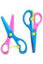 Plastic Spring-Loaded School Scissors – Practical Scissors for Children
