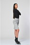 Darted Bermuda Shorts - Gray - 2