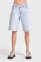 Baggy bermuda fit shiny stone 100% cotton design denim jean