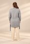Women's Shawl Collar, Pocket Detail, Knitted Detail, Plus-Size, Stretch Fabric Viscose Knit Cardigan - 4
