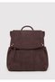 Faux Suede Brown Backpack 1913388-88062 - 3